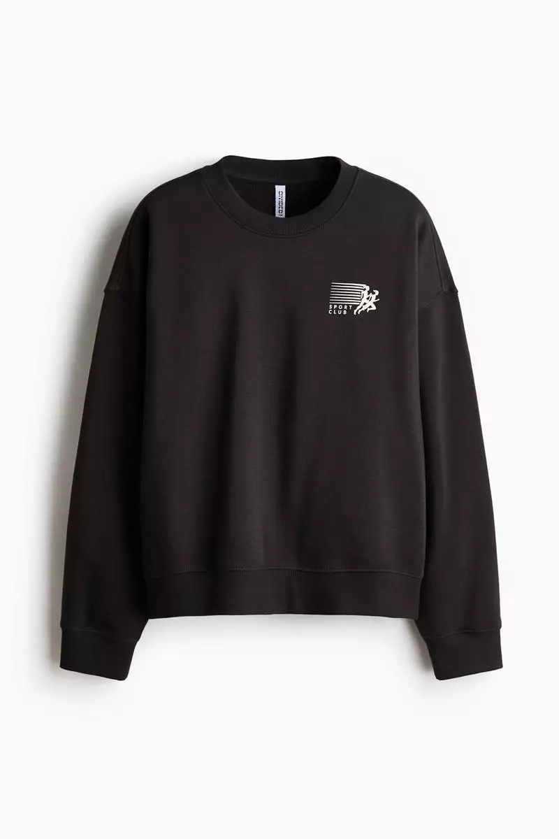 Print-motif sweatshirt