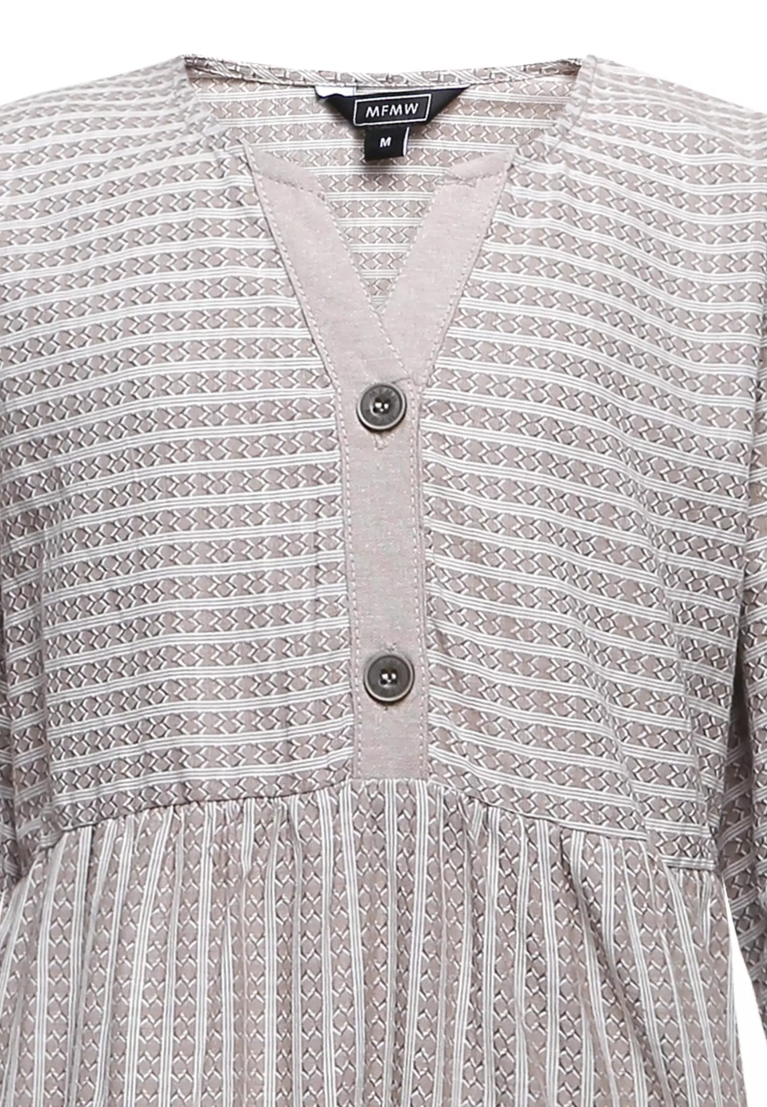 MFMW Lil Aeena Dress Gamis Anak Coklat Motif