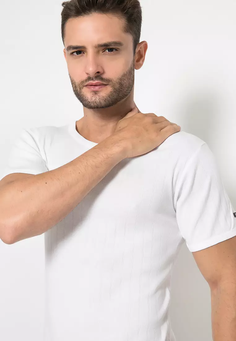 LGS - Innerwear - Pakaian Dalam Pria - Kaos Oblong Pria - Round Neck - LETS.003.333