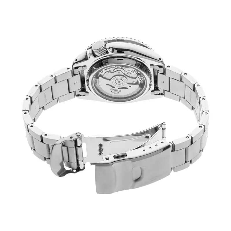 Jam Tangan Pria Seiko 5 Sports SRPD51K1 5KX SKX Sports Style Automatic Blue Dial Stainless Steel Strap