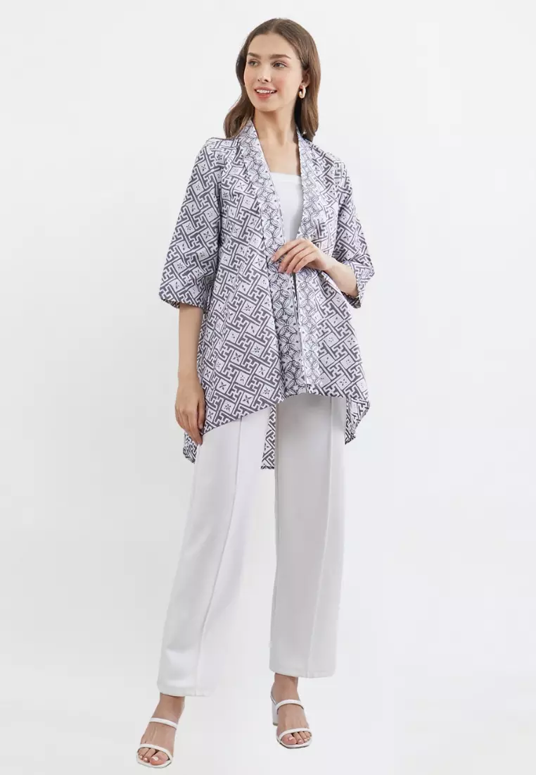 Outer Batik Sagana Abu Muda | Outer Muslim