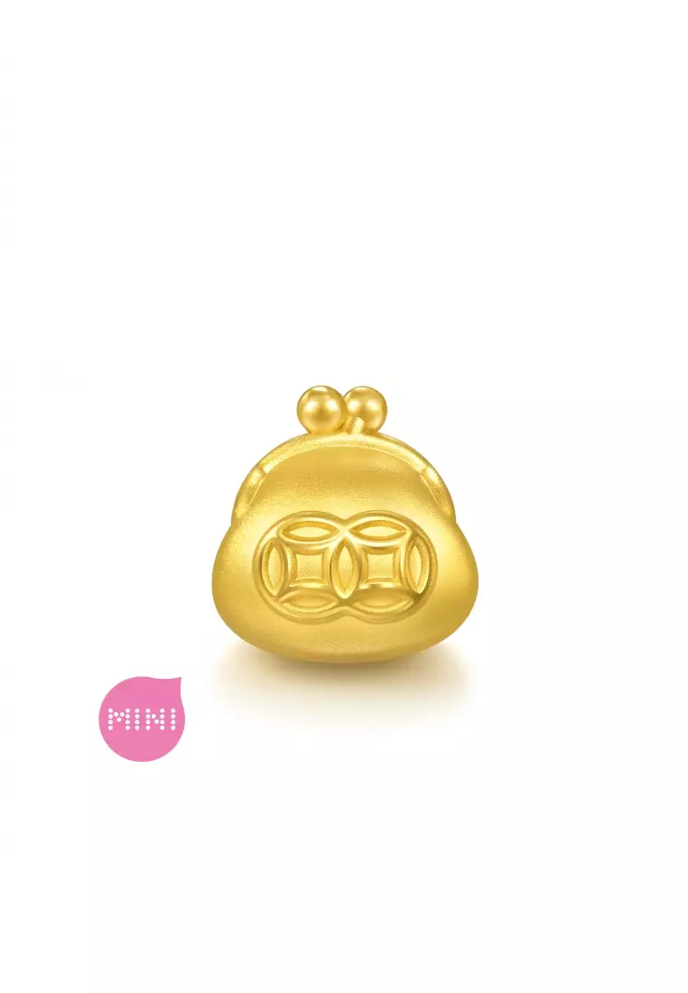 999 24K Chinese Fortune-Attracting Wallet charm  for Women & Men  95930C  (Bracelet not included)