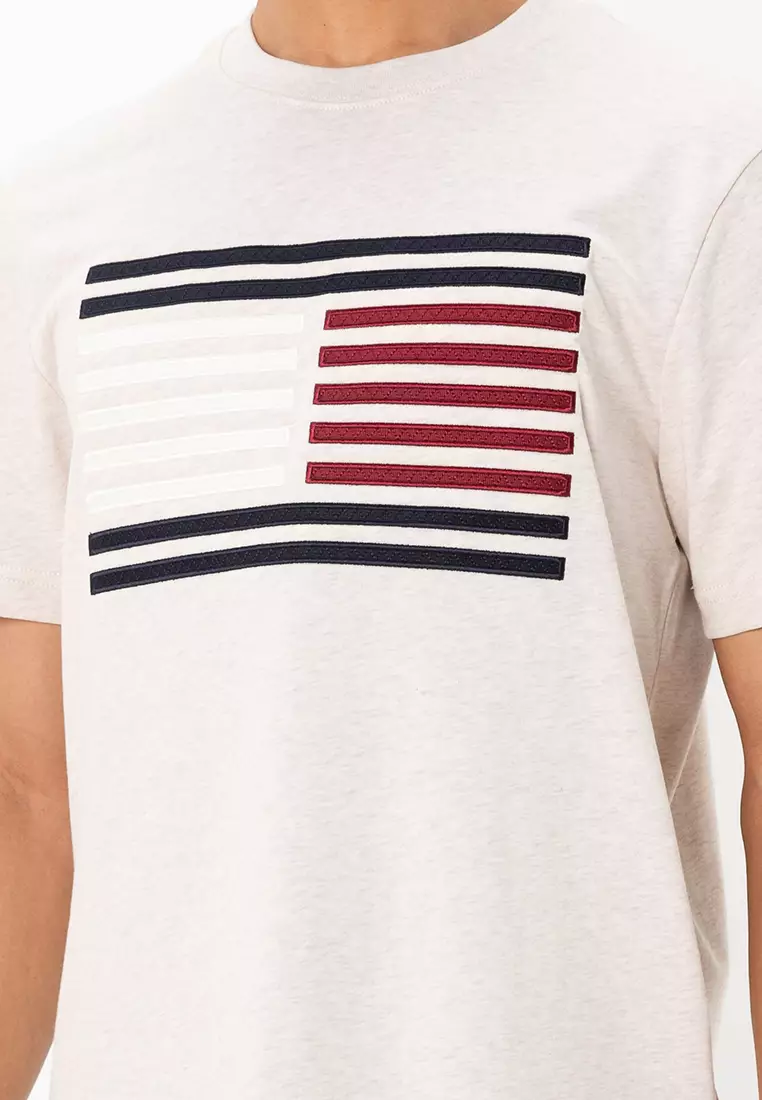 Grossgrain Flag Tee - Tommy Mainline