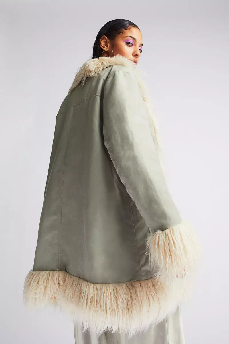 Fur coat hm discount