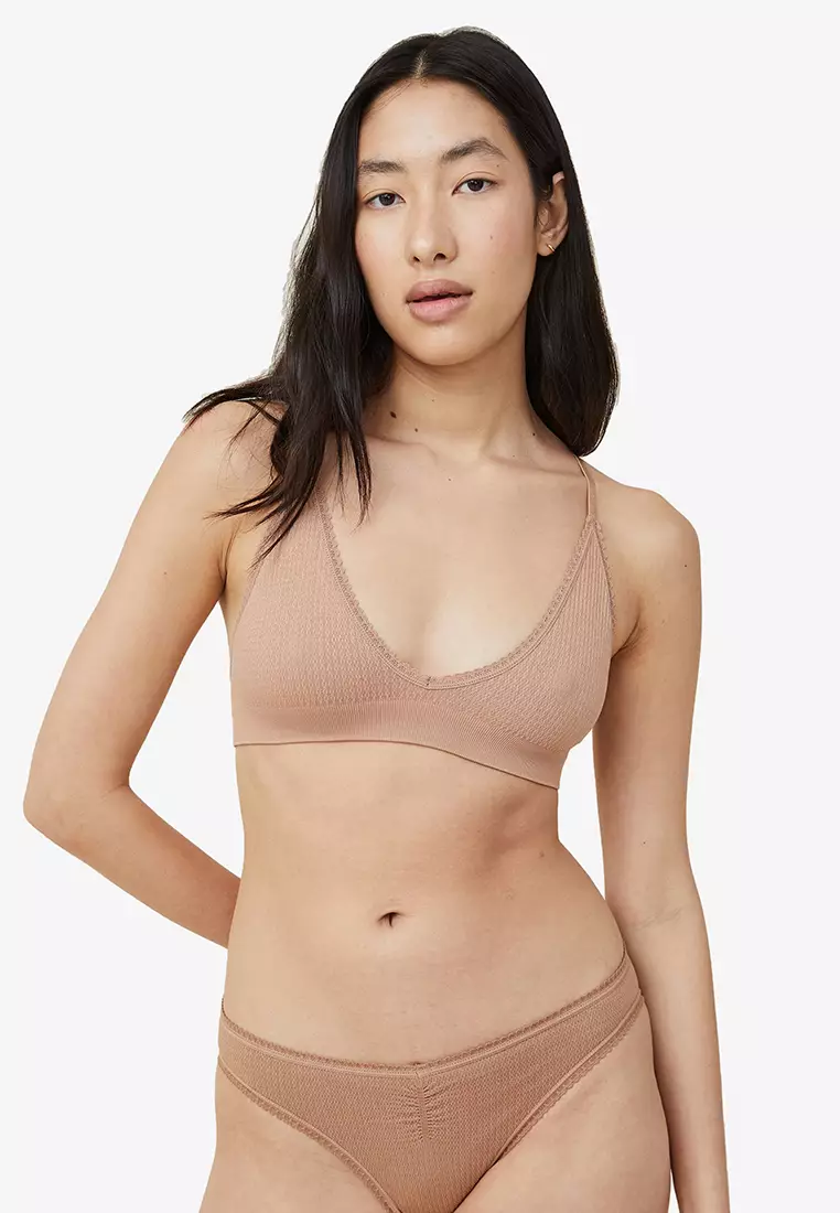 Buy Cotton On Body Seamless Triangle Bralette 2024 Online