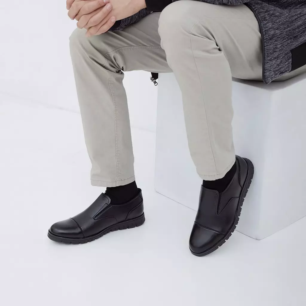 PAULMAY Sepatu Slip On Pria Modena 33 - Black