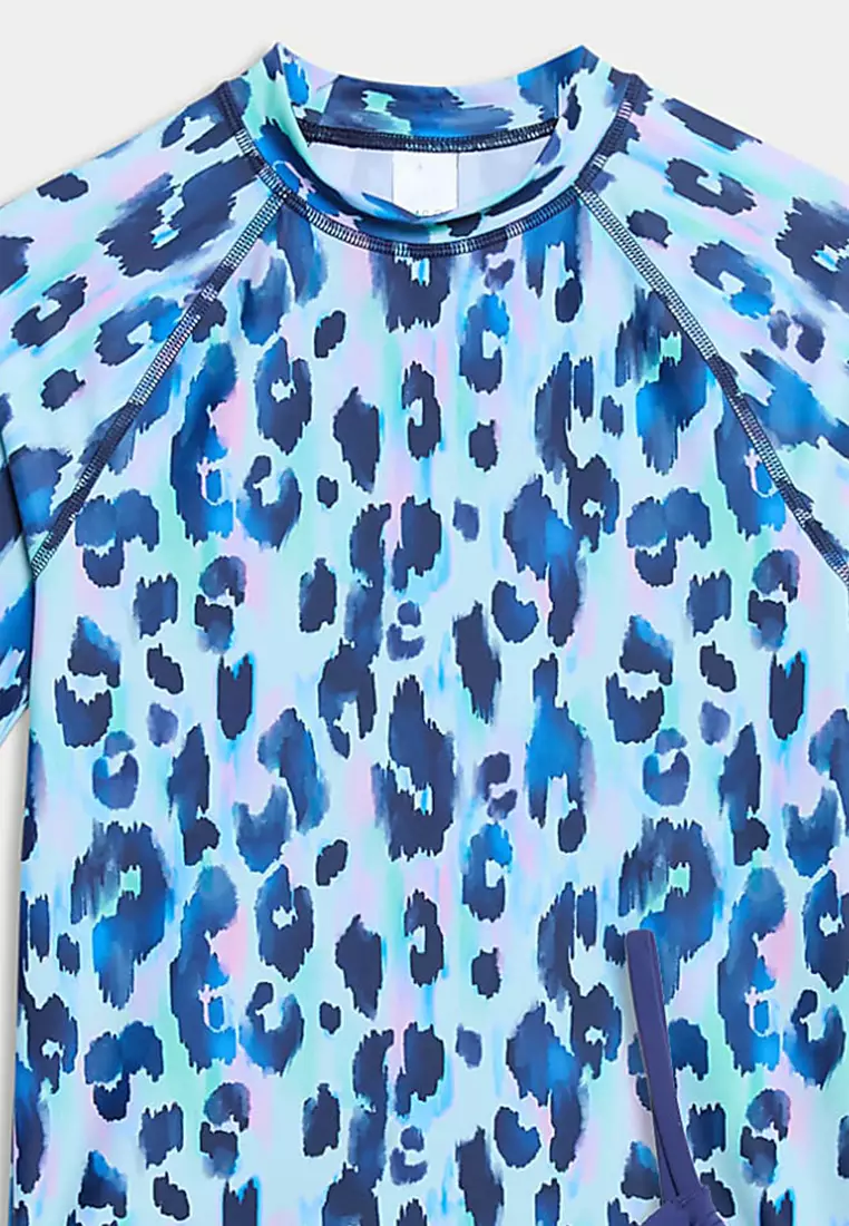 3Pc Animal Print Swim Set