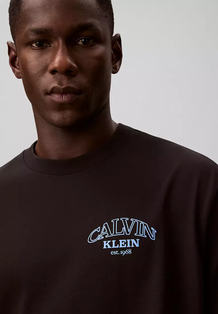 Relaxed Jersey Embossed Monologo T-Shirt - Calvin Klein Jeans