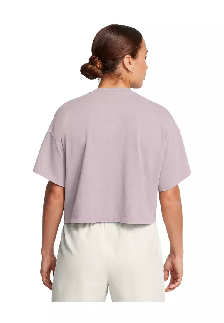 Under Armour UA Varsity Crop Heavyweight Women's Short Sleeve