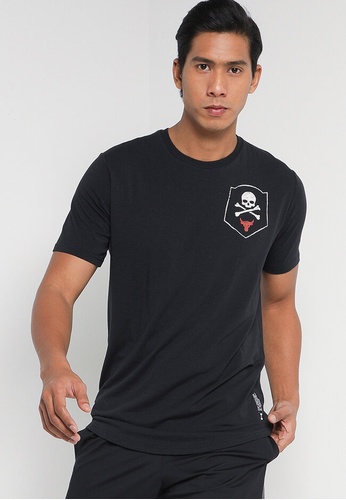 Under Armour black Men's Project Rock 100 Percent Short Sleeves T-Shirt 70FDDAA847EEDDGS_1