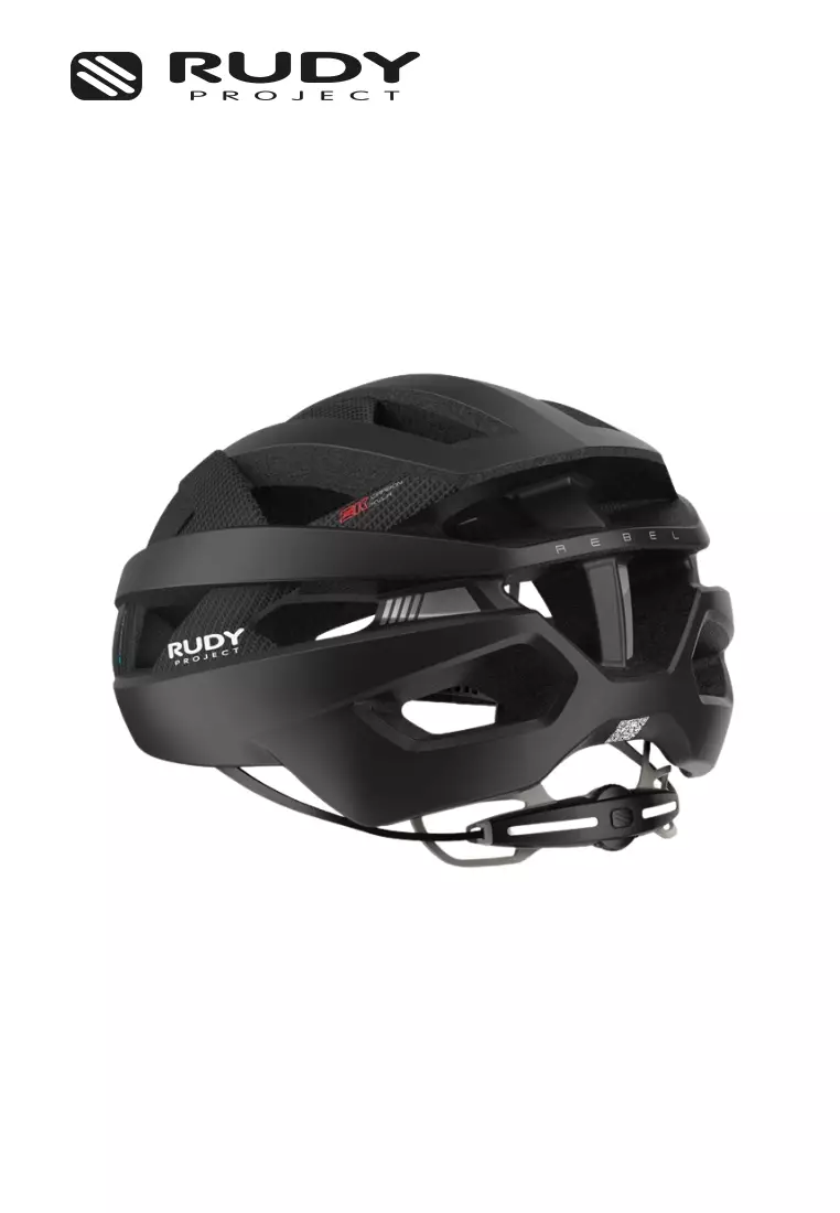 Rebel Helmet – Carbon Black Matte | Road Cycling Helmet
