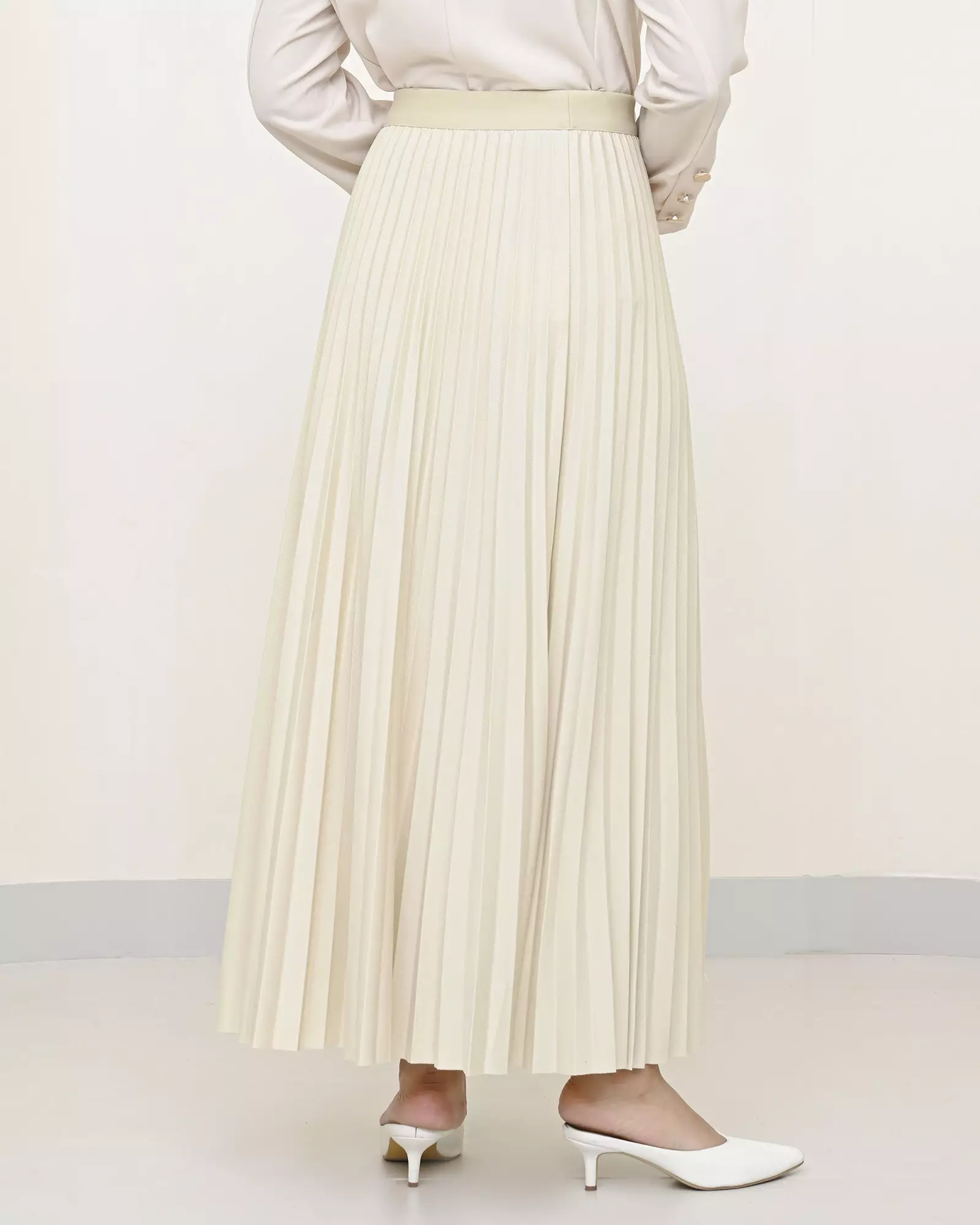 Geulis.id LARUNA SKIRT PREMIUM / ROK WANITA - BEIGE