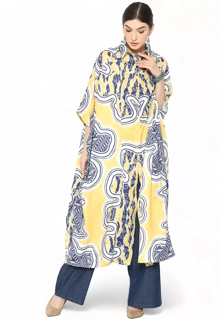 Kanzi Collared Kaftan