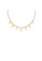 Glamorousky white Fashion Simple Plated Gold Star Moon Cubic Zirconia Necklace 79C97ACECBE681GS_1