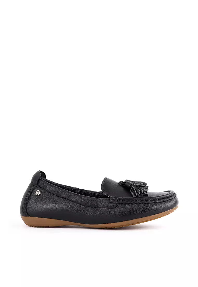 Essence Bit Loafer Women's Shoes - Black Leather – Hush Puppies Philippines