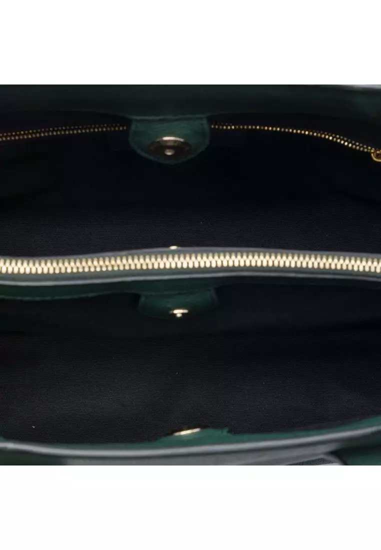 Pre-Loved Burberry Medium Leather And House Check Banner Satchel
