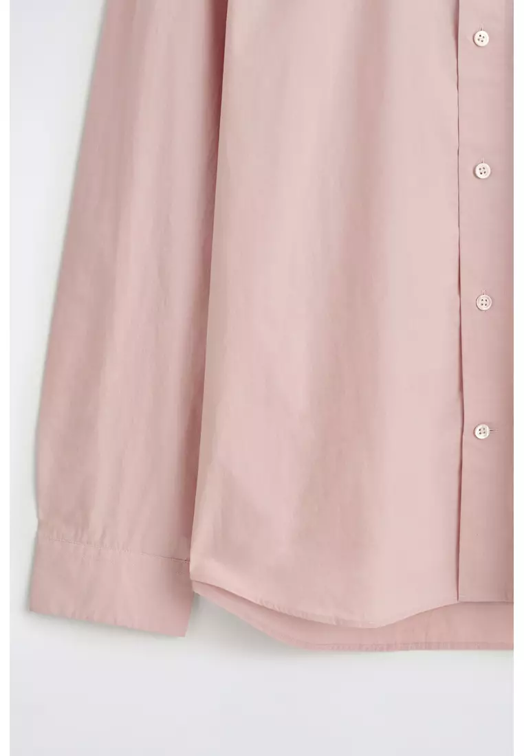 RELAXED PIMA COTTON-POPLIN SHIRT