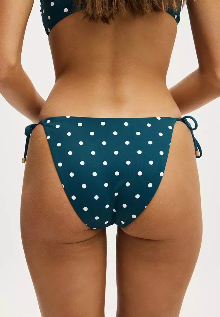 String Tie Side Cheeky Bikini Bottom
