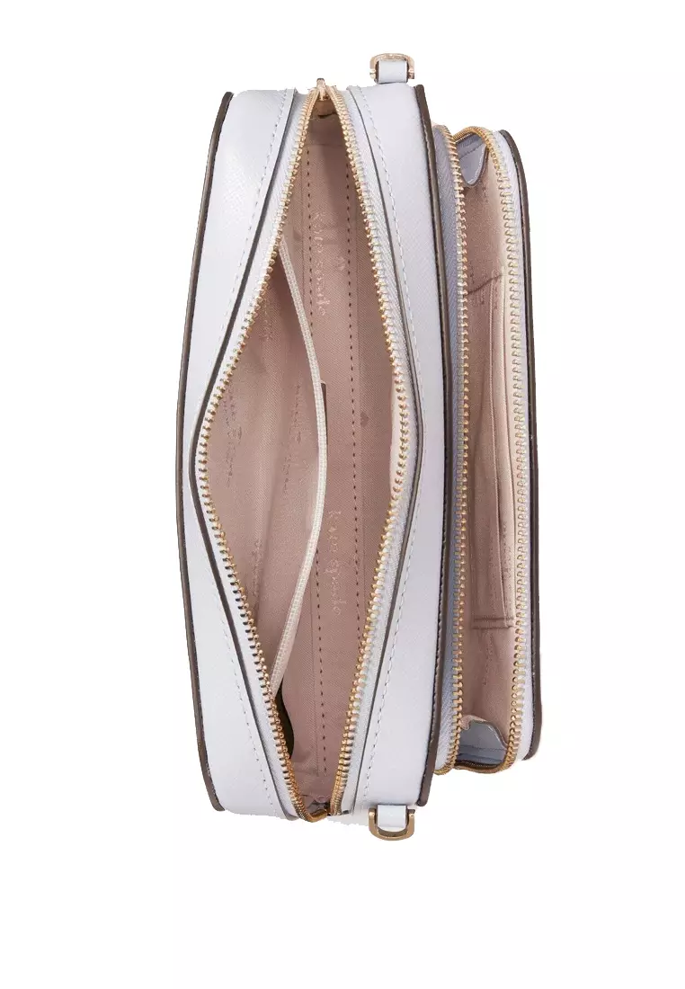 Kate Spade Staci Dual Zip Around Crossbody, Luxury, Bags & Wallets