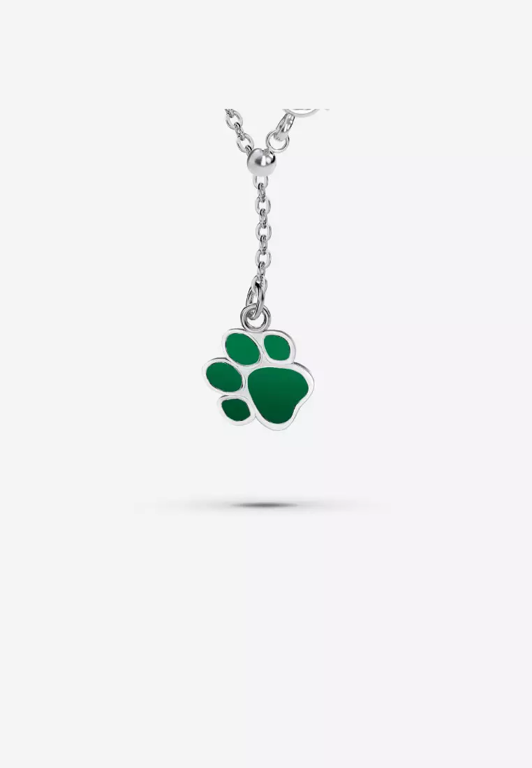 Vinstella Luvis Bear – Malachite with Quartz Diamond