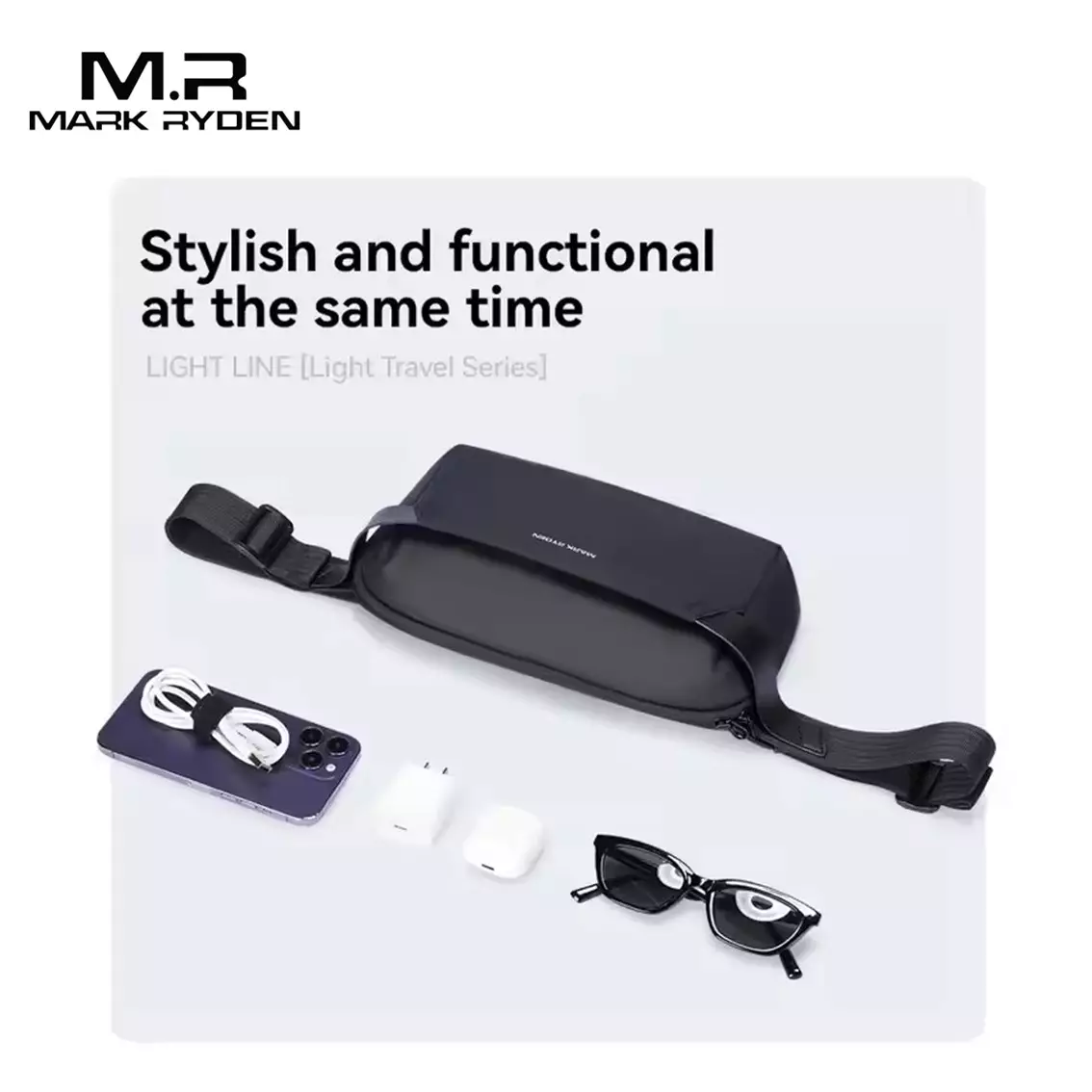 Mark Ryden Tas Selempang Pria Crossbody Sling Bag MR411 - GREEN