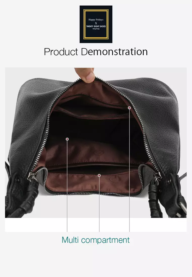 Stylish Faux Leather Three-Way Shoulder Bag JW HD-2829