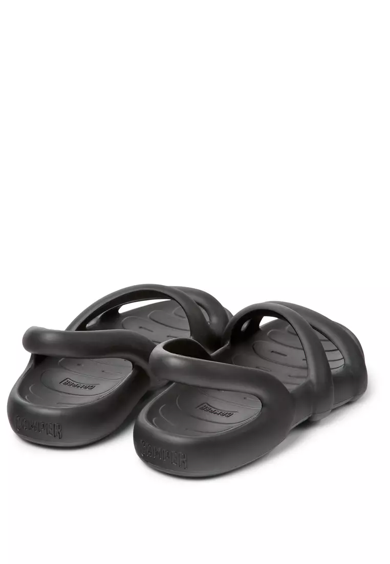 シューズ・サンダルその他 CAMPER Woman Flat sandals Black K201636-001 KOBARAH FLAT 0 Kobarah Sandały dla Kobiety – Kolekcja Wiosna/Lato – Camper