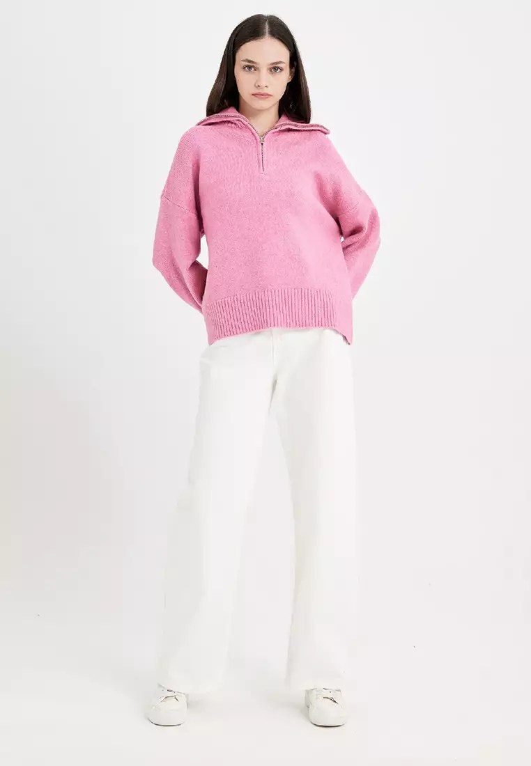 Half-Zip Knitwear Jumper