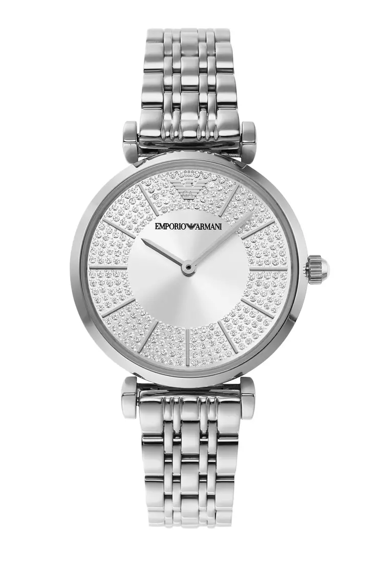 Giorgio armani stainless new arrivals steel watch