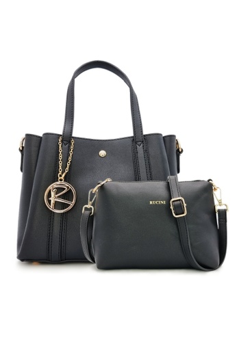 RUCINI black RUCINI Darcey Handbag 2-in-1 Bundle Set 0BDECAC4973810GS_1