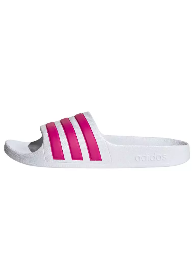Adilette aqua white on sale