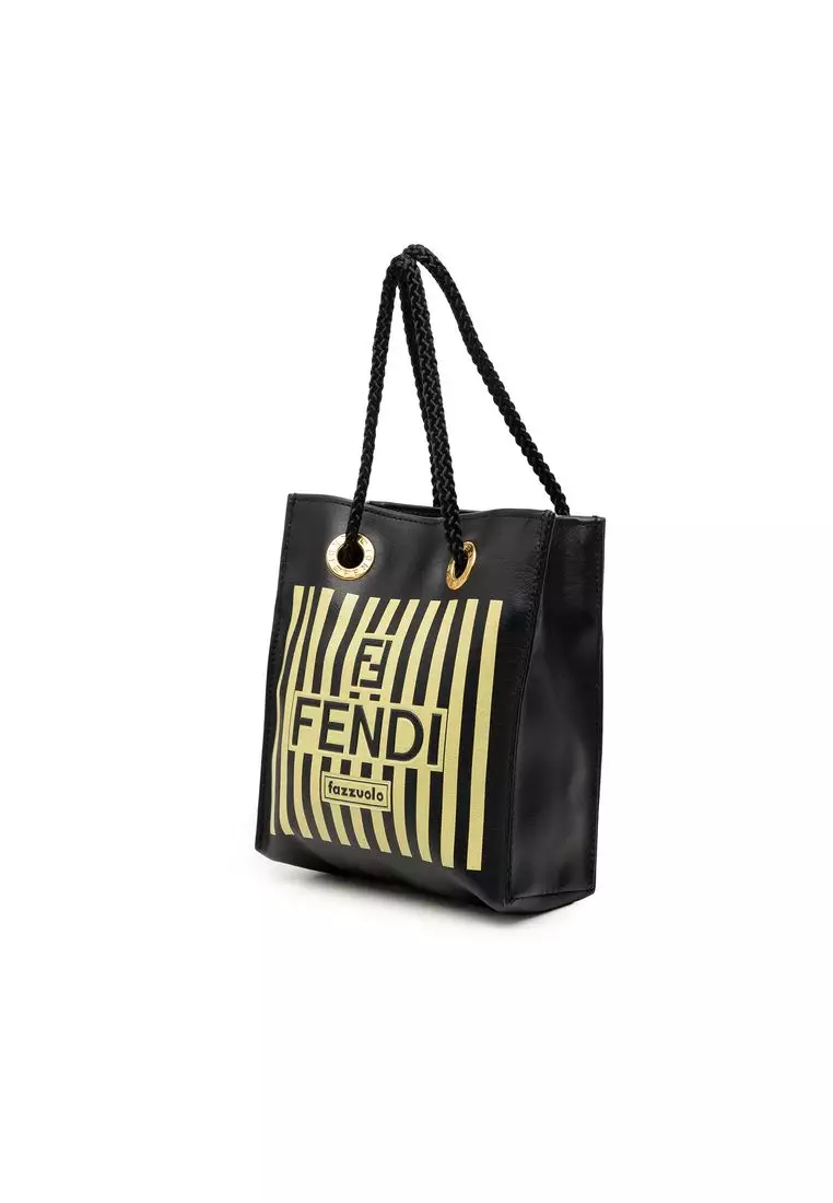 Pre-Loved Fendi Mini Leather Fazzuolo Handbag