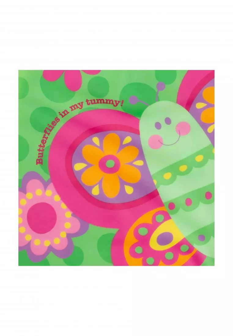 Wipeable Bib- Butterfly