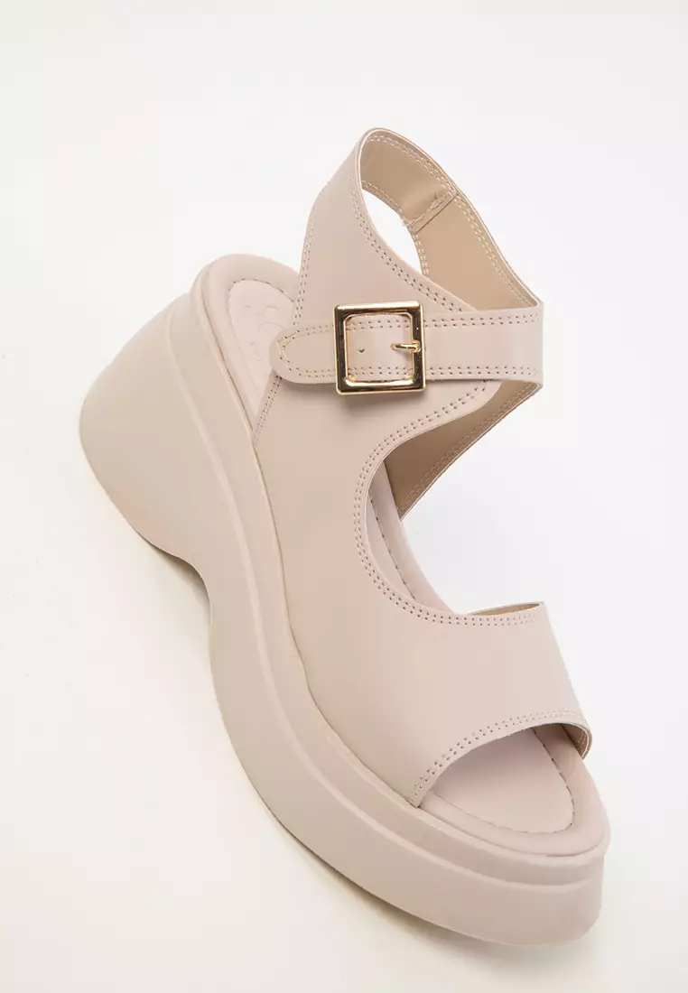 Beige Women's Sandals 20396
