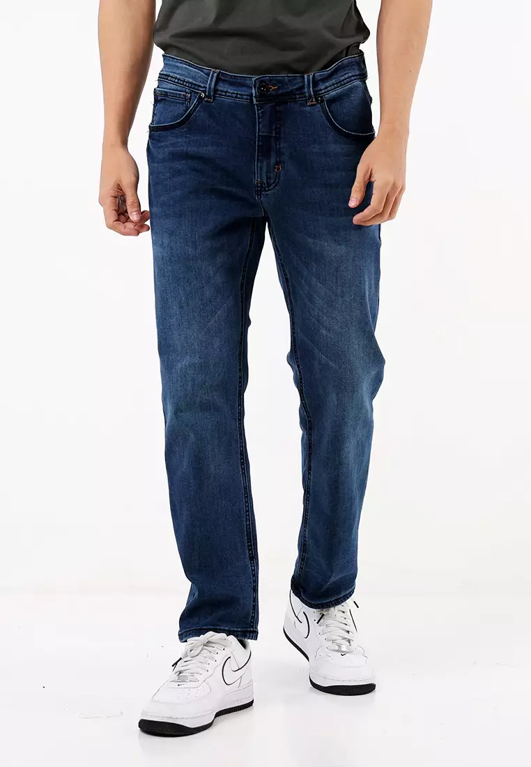Buy Bossini Men Denim Tapered With Stretch Jeans 2024 Online