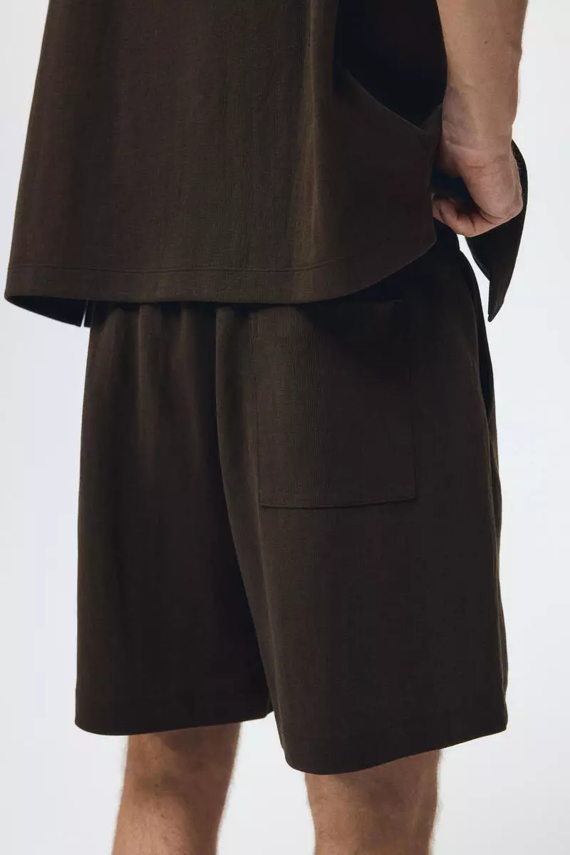 Relaxed Fit Interlock shorts