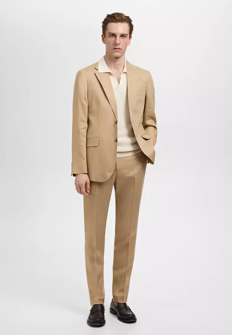 Slim Fit Suit Pants