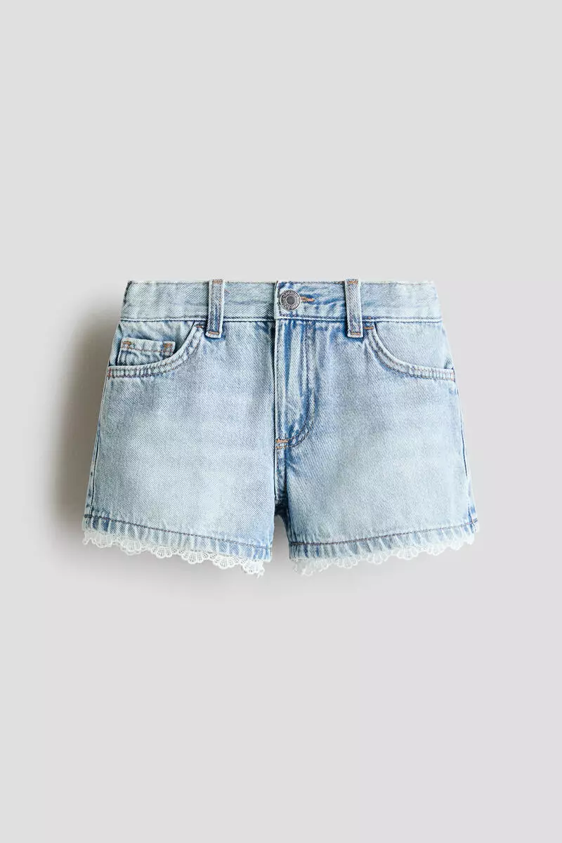 Denim shorts