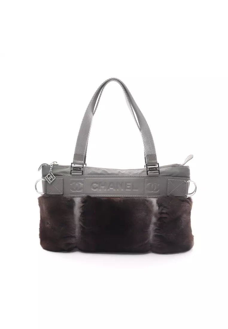Chanel rabbit fur bag discount