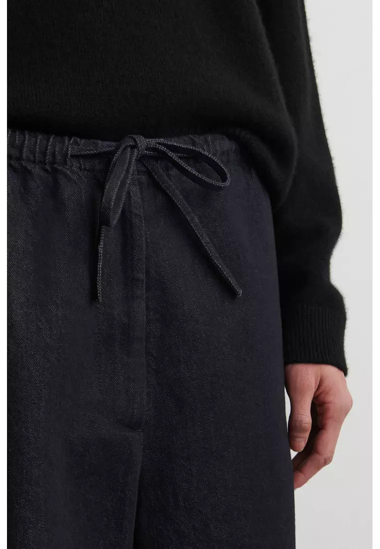 Buy COS DRAWSTRING DENIM TROUSERS 2026 Online | ZALORA