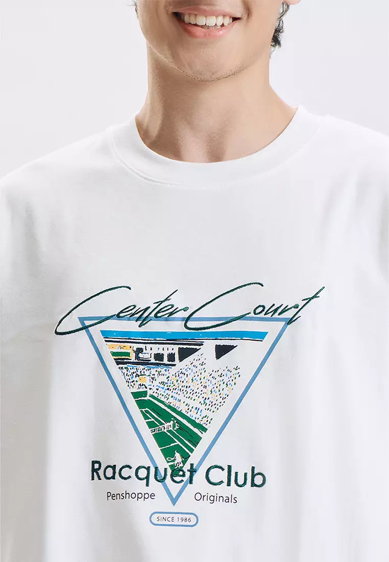 Center Court Relaxed Graphic T-Shirt