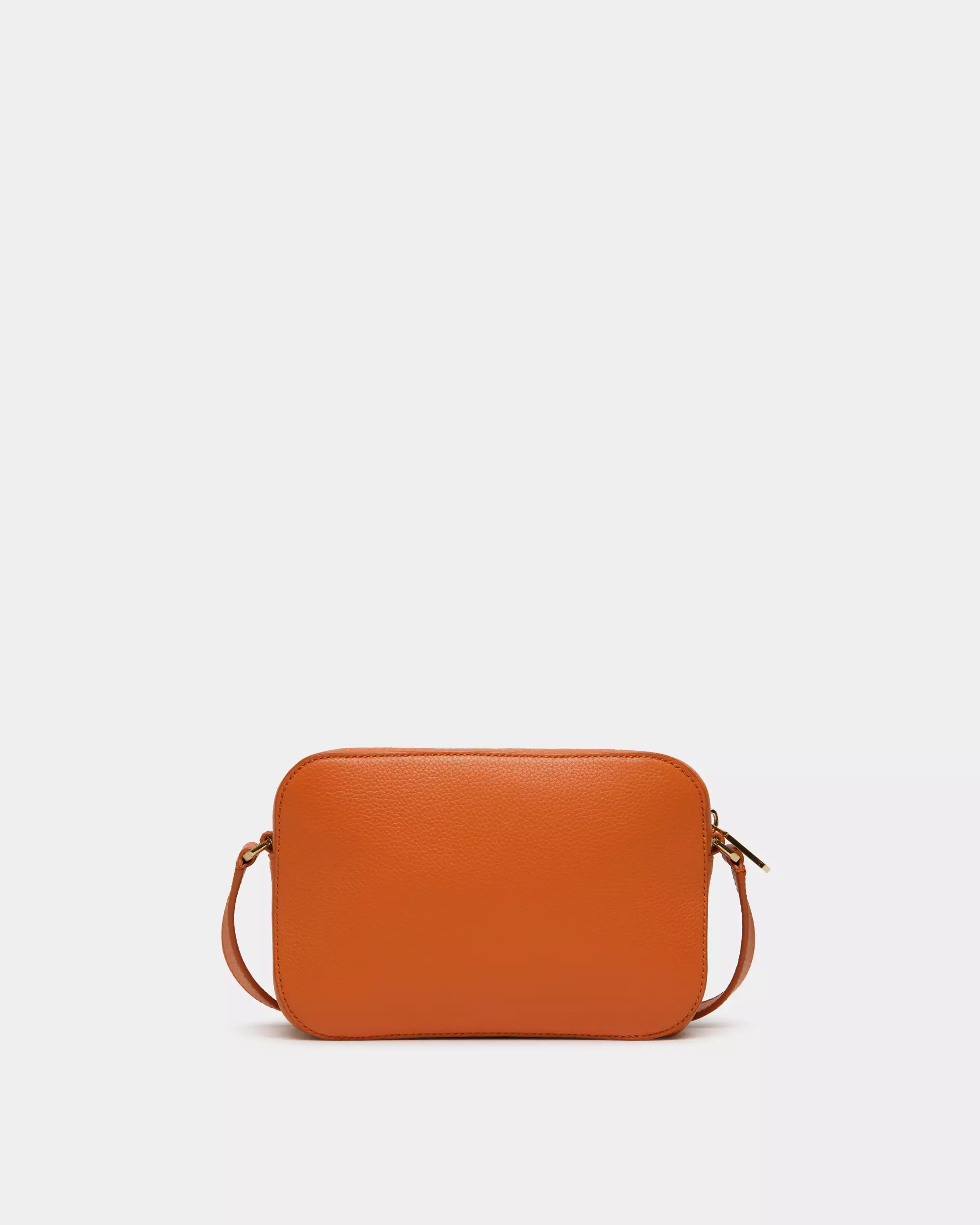Bally Loly Grained Leather Crossbody Bag - Orange