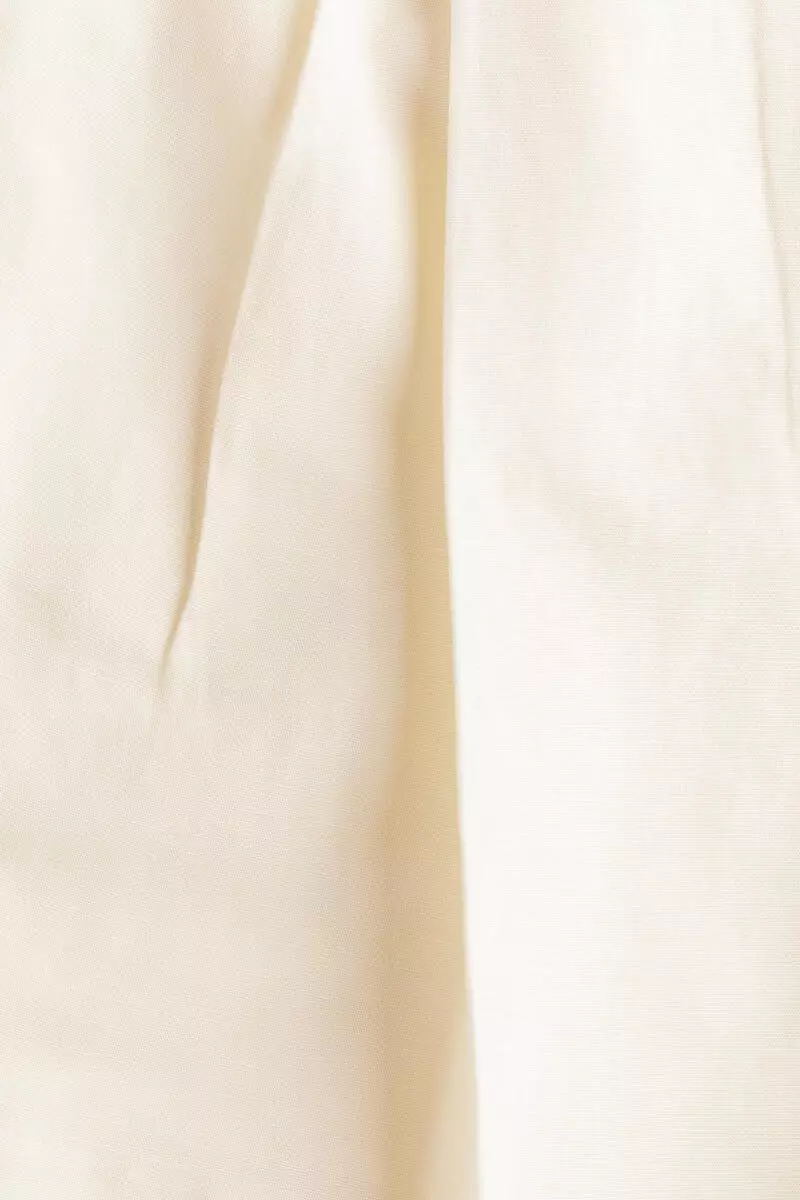 Tailored linen-blend shorts