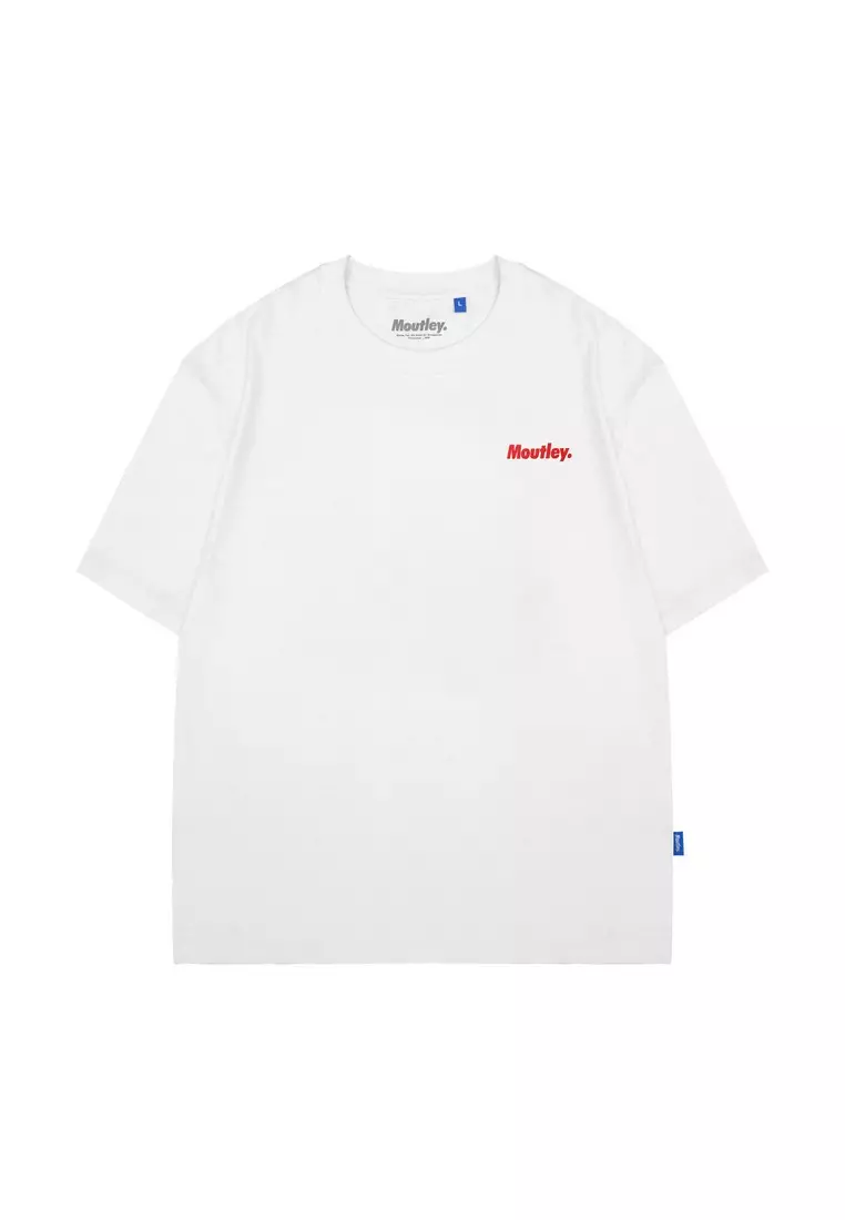 Moutley Men's T-Shirt Short Sleeve Oversized Fit Cotton 20s Tutorial OL-380125