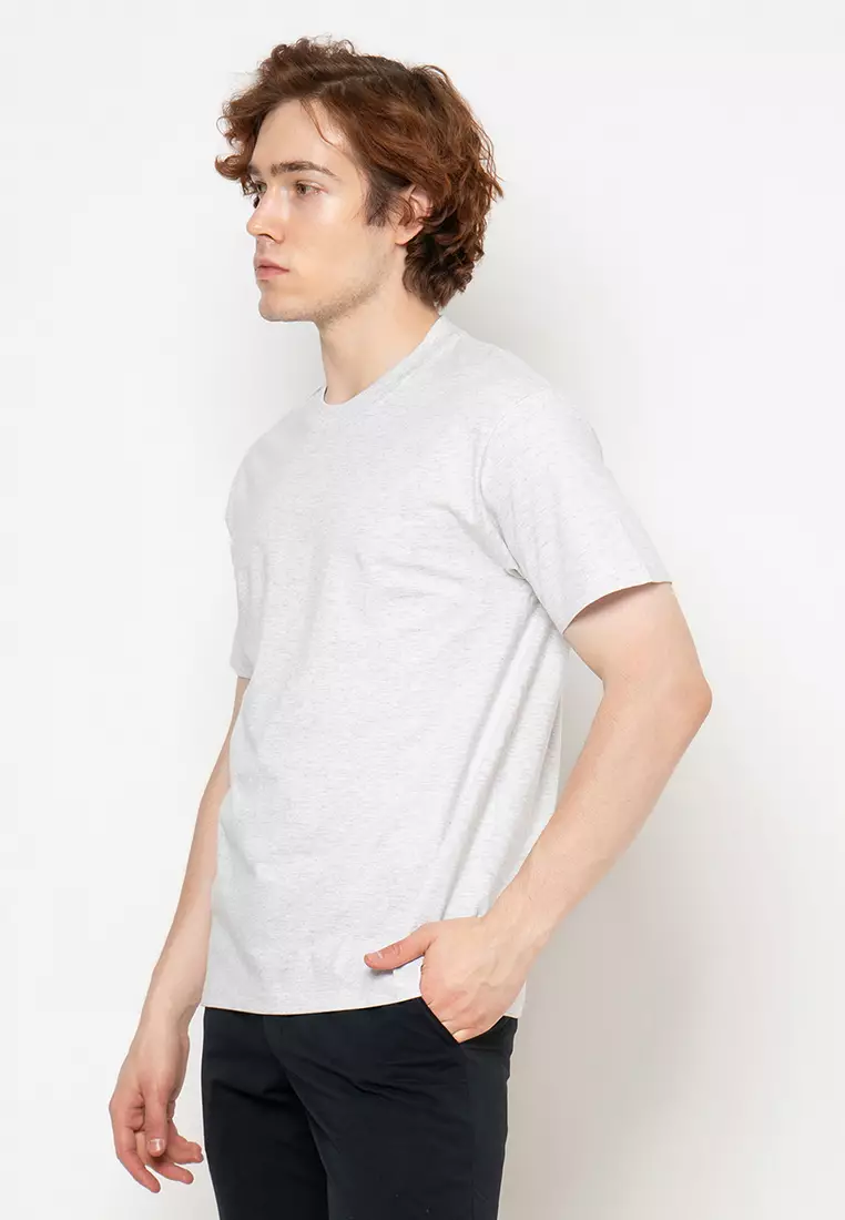 Ocean Pacific T-shirt Bodysize Kaos Polos Heavyweight Heather Grey - 03MTX00131