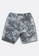 GIORDANO grey Men G-Motion Tie-Dye Shorts (White x Lt.Grey) 2010FAA8A027D9GS_2