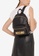 MOSCHINO black Lettering Logo Backpack (zt) 12DDBAC5129F8AGS_6