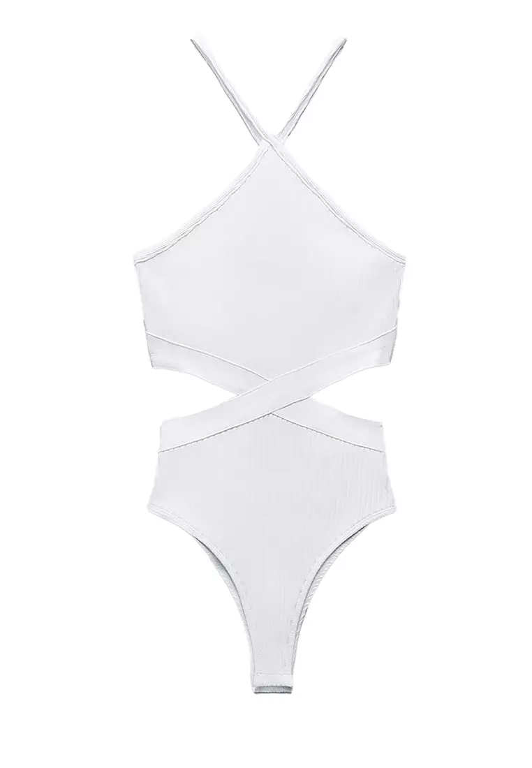 ZARA Halter Neck Bodysuit 2025 | Buy ZARA Online | ZALORA