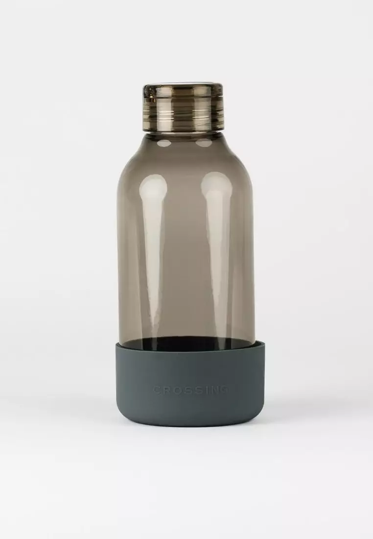 Crossing Silicone Water Bottle Boot - Fits Diameter 7-7.5cm (550ml) Blistered Pack - Forest Green