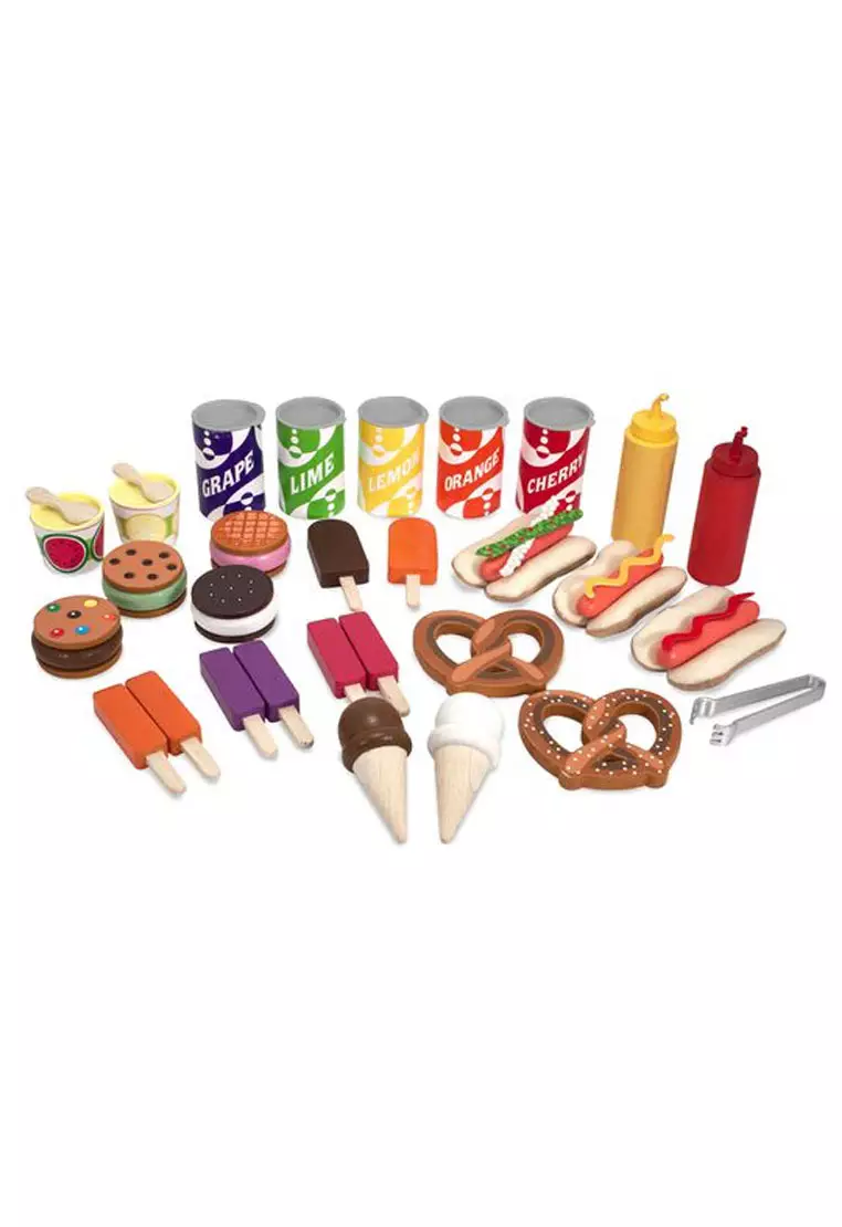 Melissa & doug snacks & sweets food cart discount